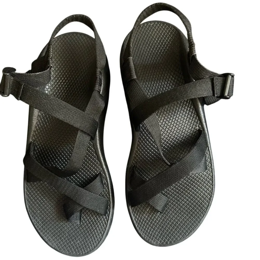 Chaco Z/2 Classic Sandal Black size US 11 Toe Loop Adjustable Straps Waterproof